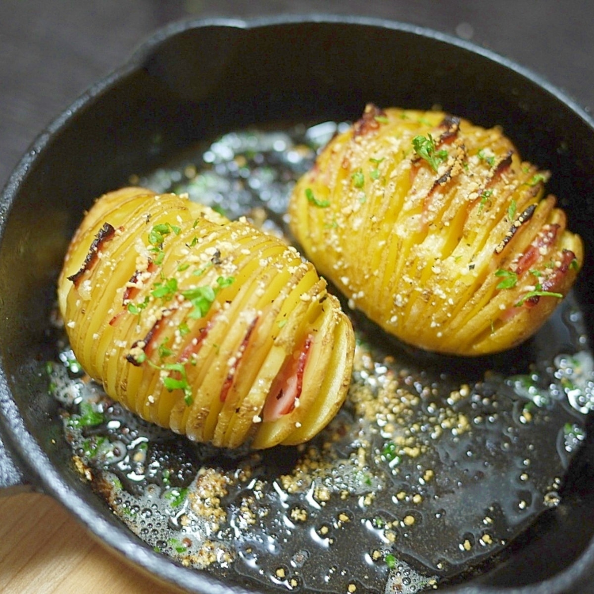 簡単 スキレットで ハッセルバックポテト レシピ 作り方 By ハイジ8515 楽天レシピ